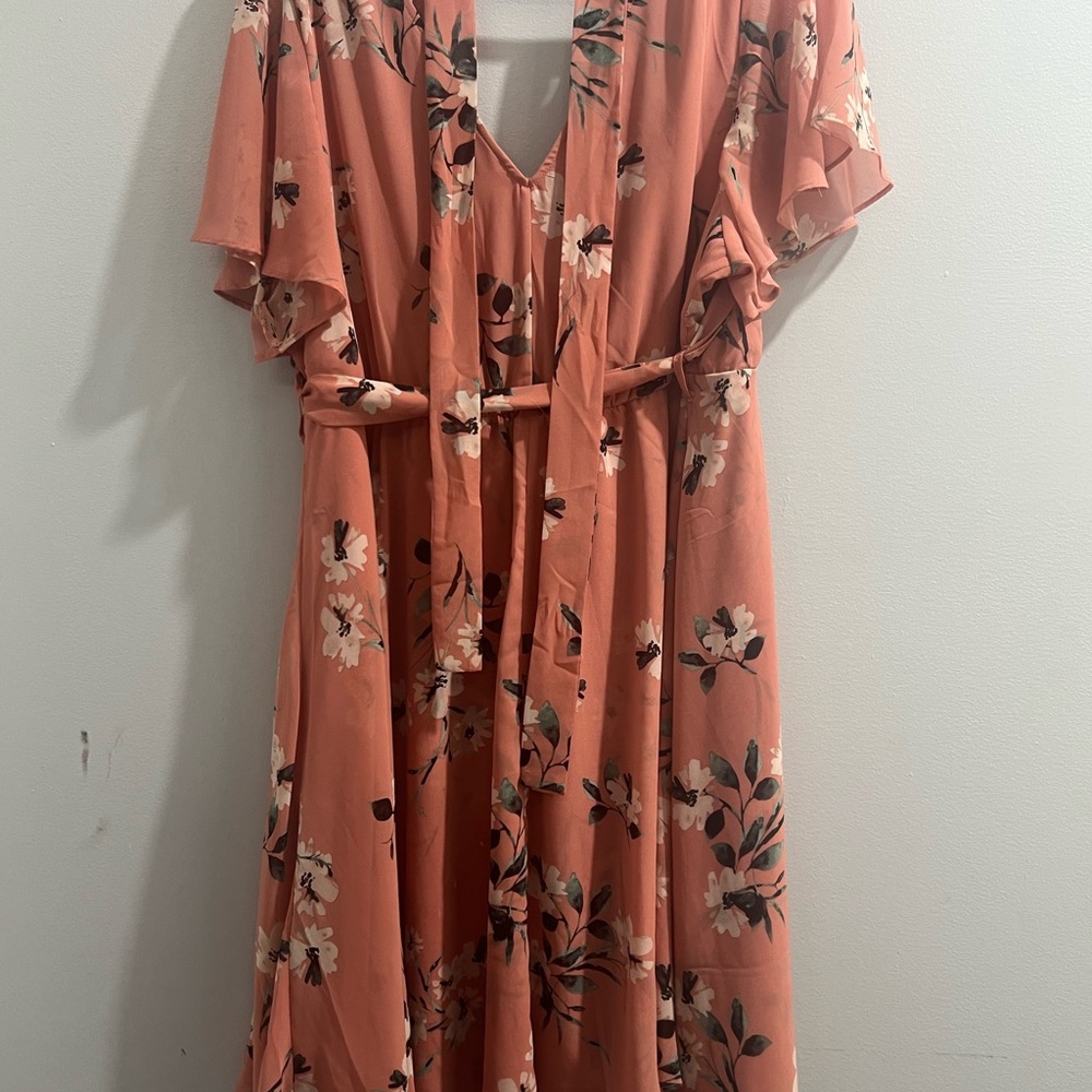 torrid mini wrap dress 🌺 - Picture 4 of 8